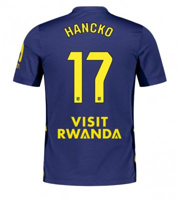 Atletico Madrid David Hancko #17 Bortatröja 2025-26 Kortärmad